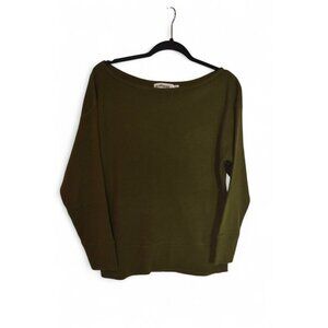 The Rockn Rev Women’s Olive Green Boatneck Sweater UK:14 EUR:42 US:10